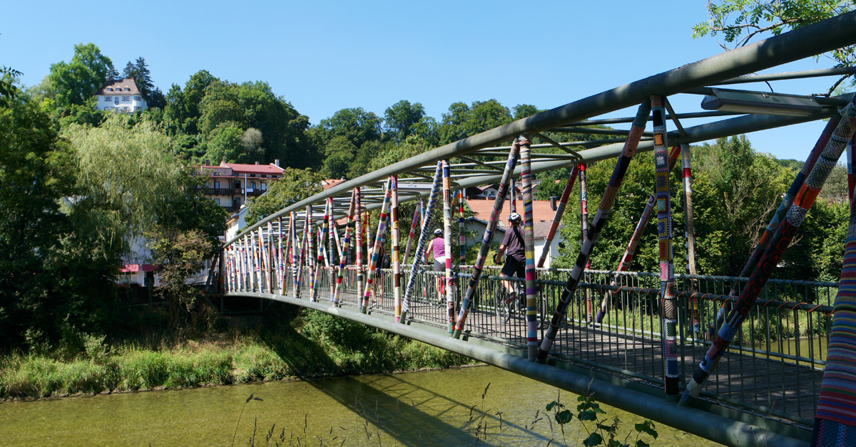 Brücke über die Alz in Trostberg