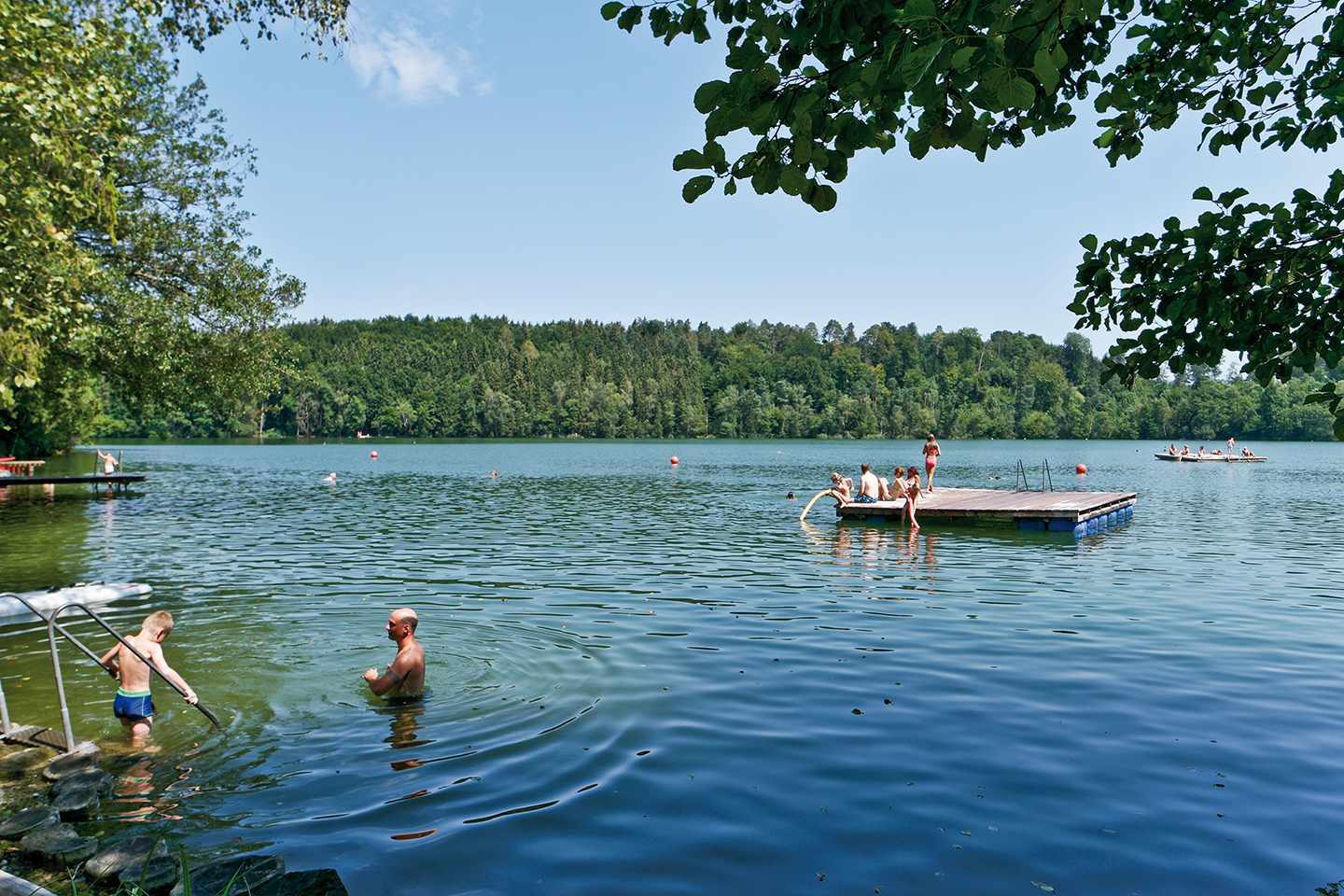 Der Tüttensee, ein beliebter Badesee